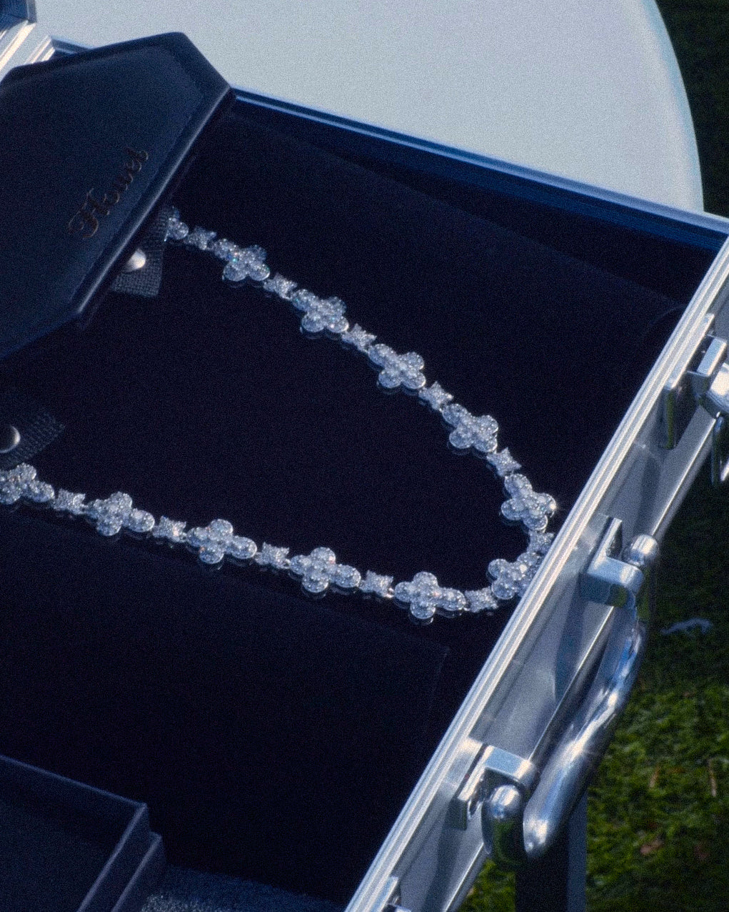 Collier brillant zirconium