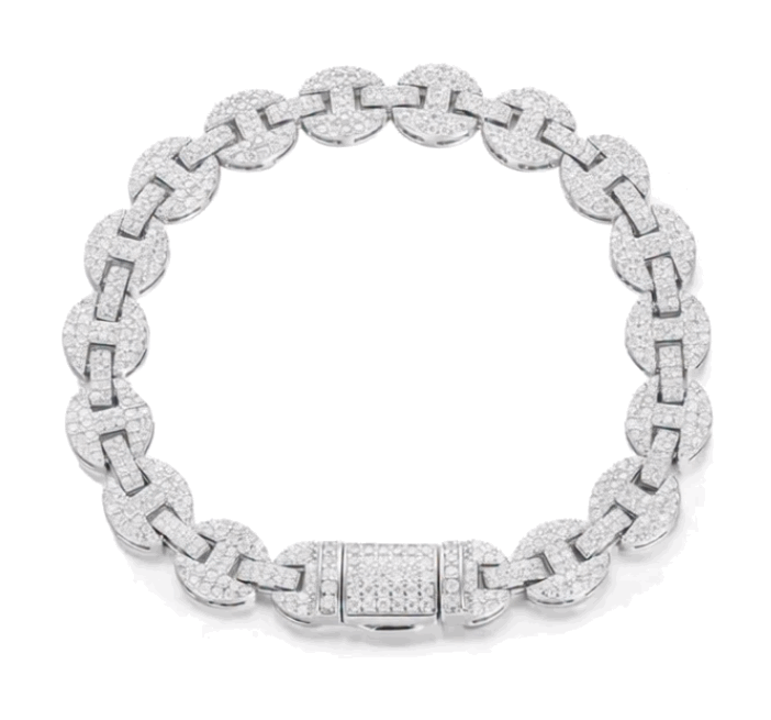 Bracelet argent 925 - moissanite