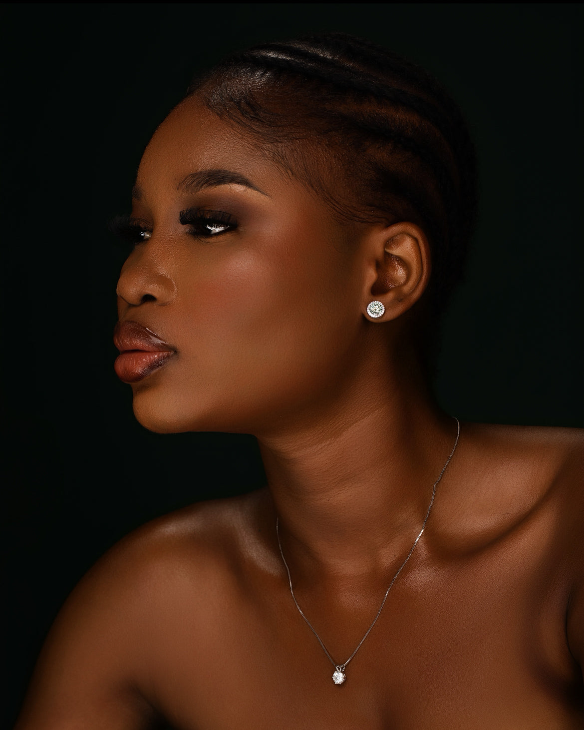 Collier Moissanite VVS1 et argent 925