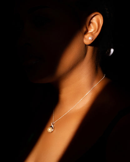 Parure véritable perle de culture