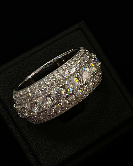 Bague moissanites VVS