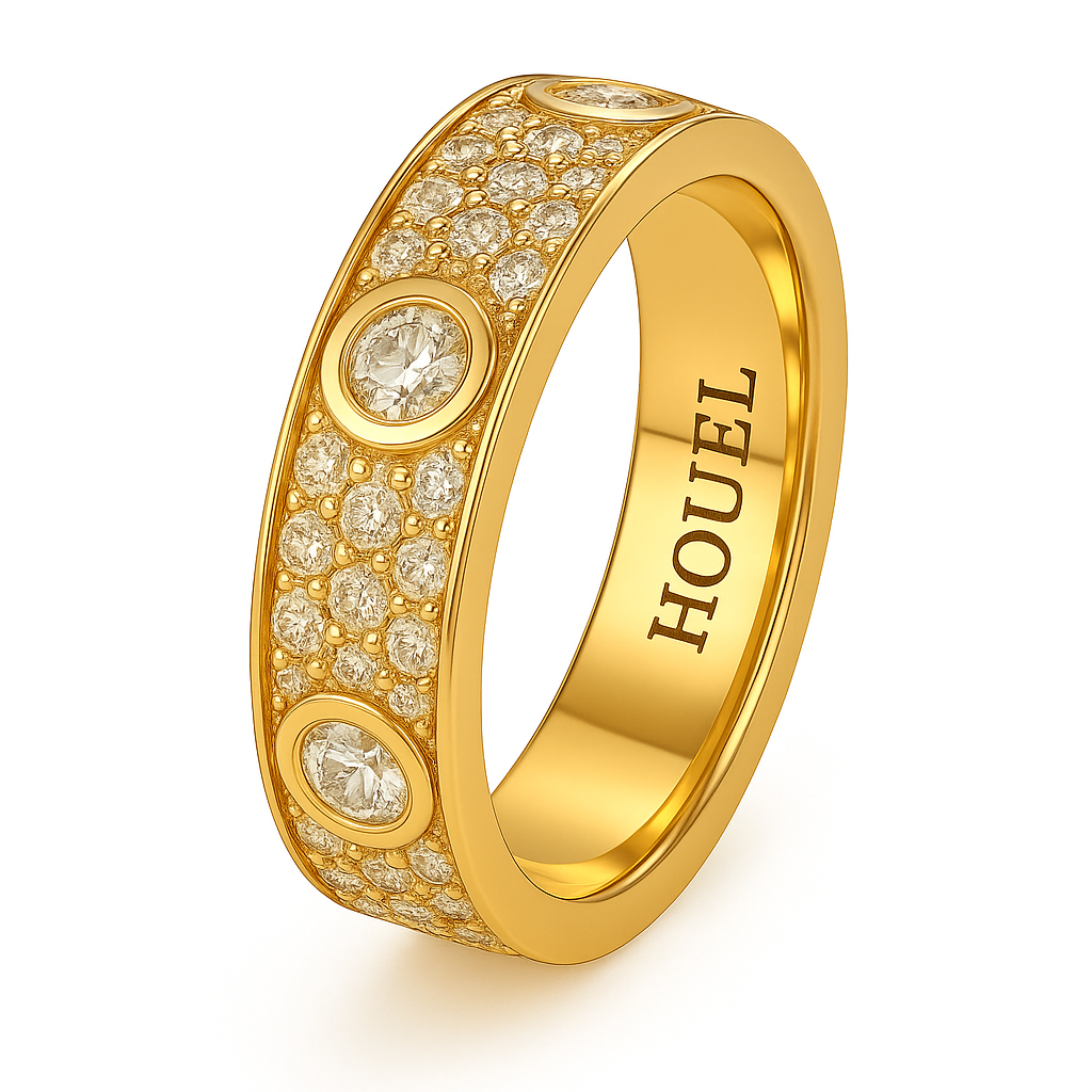 Bague Moissanite VVS1