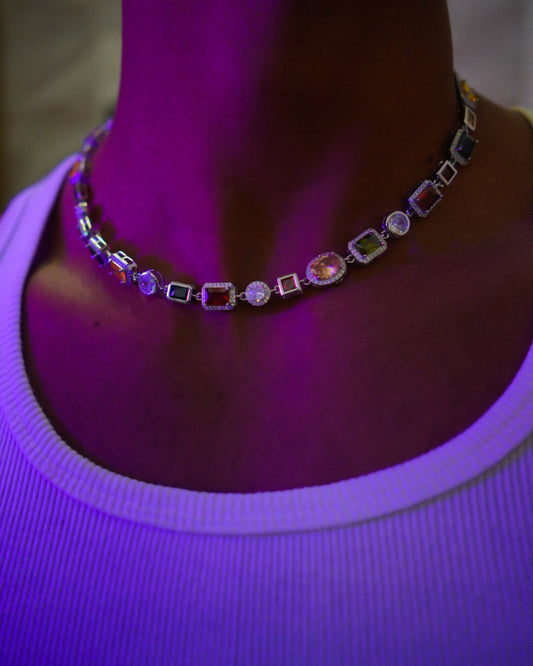Collier multicolore
