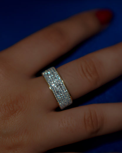 Bague brillante acier inoxydable