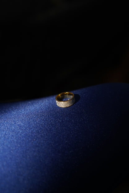 Bague brillante acier inoxydable