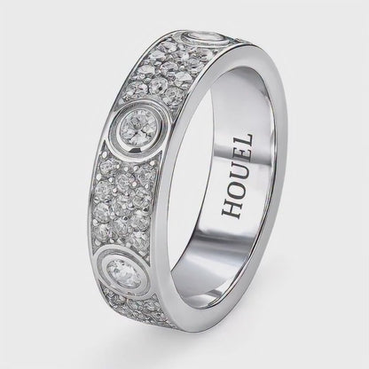 Bague Moissanite VVS1