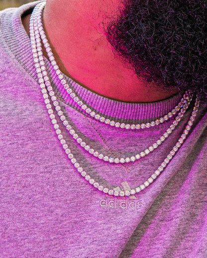 Collier Maille Tennis Moissanite VVS