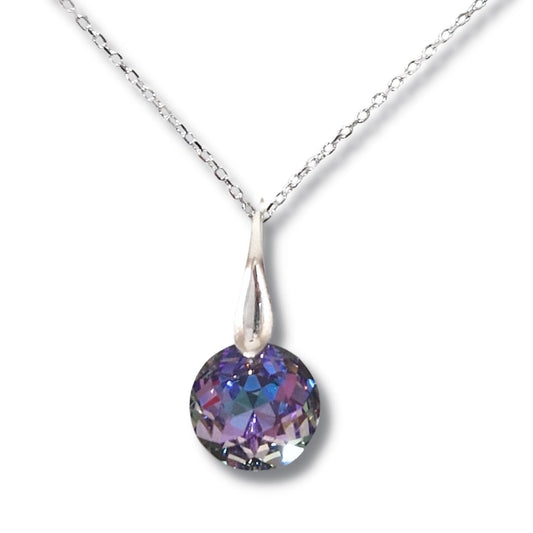 Pendentif Cristal et Argent 925