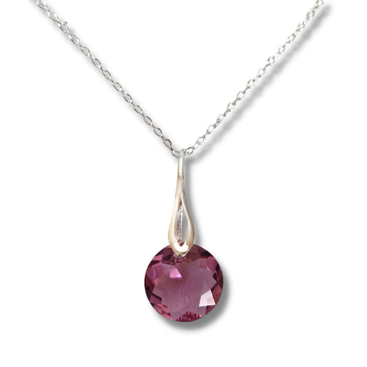Pendentif Cristal et Argent 925