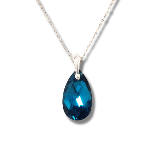Collier Argent 925 et cristal