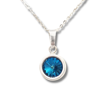 Collier Argent 925 et cristal